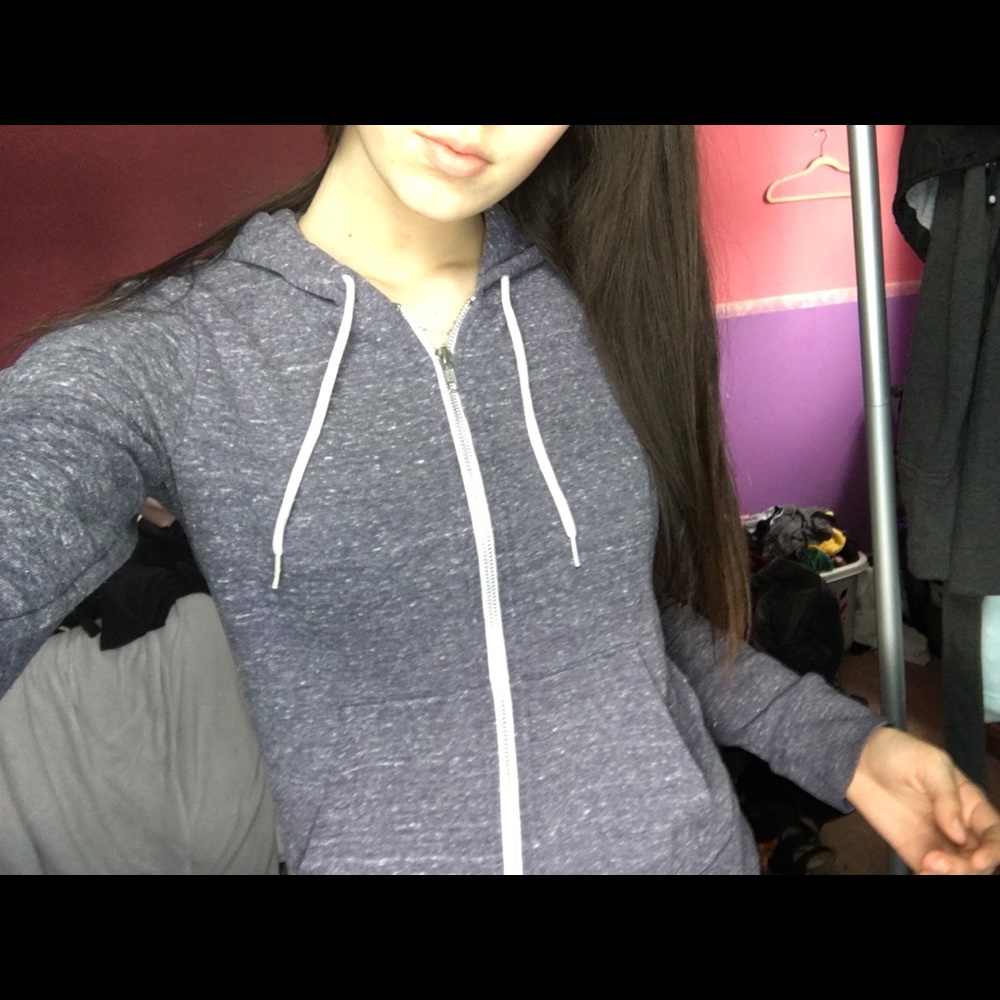 H&M Generic grey/blue zip up hoodie